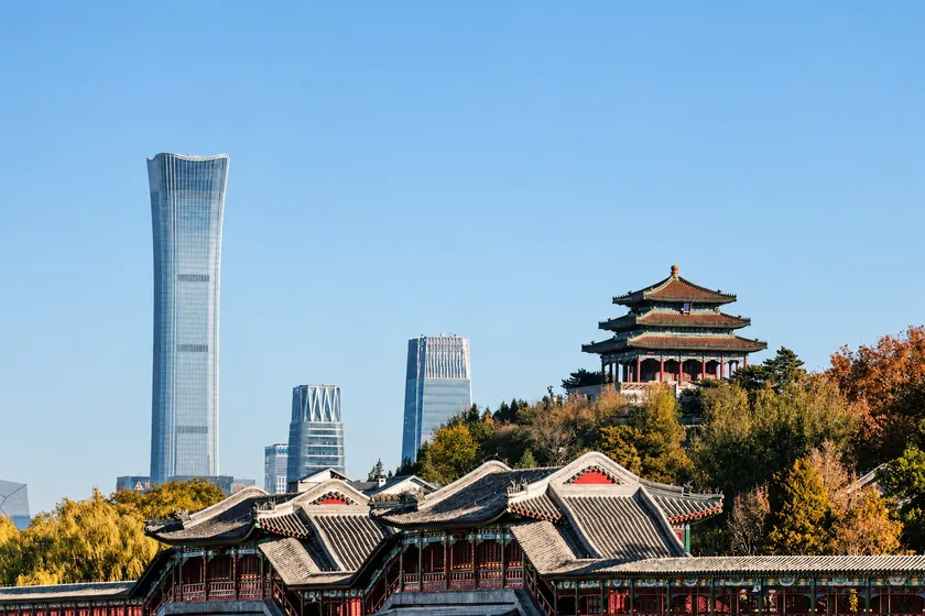 Tradicionalna arhitektura i savremeni neboderi u Pekingu